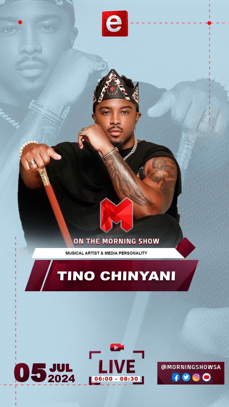 PR SERVICES to Tino Chinyani